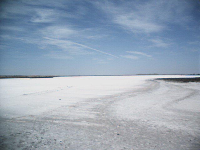A pink lake. Allegedly.