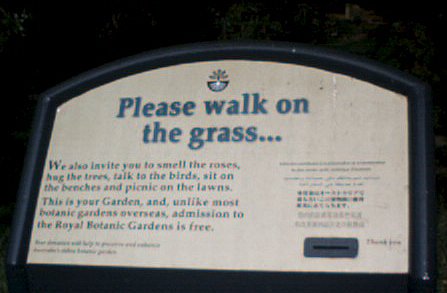 A good sign. Click on it to read it.