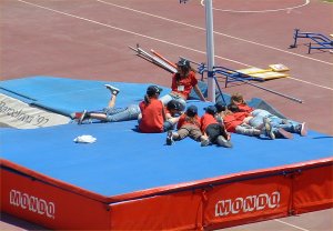 Here are some contestants aiming for the Olympic-standard lounging-about medal.